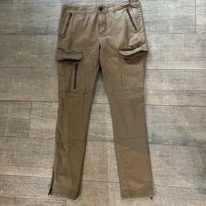 Brown asos cargo pants size 34